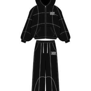 OMW<br>Zipper hoodie tracksuit 100% Cotton